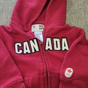 Canada Kids Hoodie - Bold Red